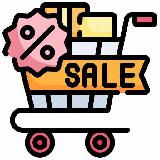 Shopping, cart, sale, discount icon - Download on Iconfinder