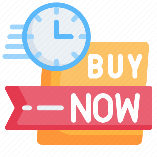 Buy, now, clock, shopping, sale icon - Download on Iconfinder