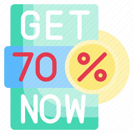 Get, now, discount, sale, commerce, shopping icon - Download on Iconfinder