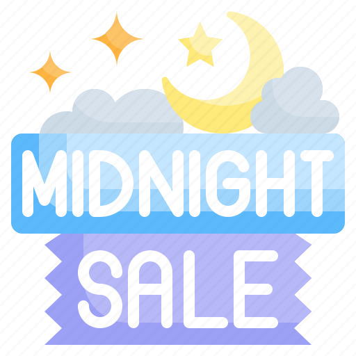 Midnight, sale, commerce, and, shopping, midnigt, purchase icon - Download on Iconfinder