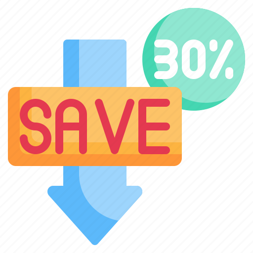Save, discount, sale, purchase icon - Download on Iconfinder