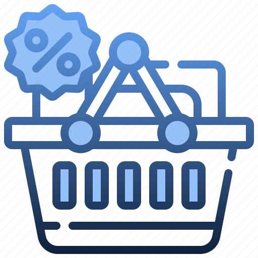 Shopping, basket, discount, offer icon - Download on Iconfinder