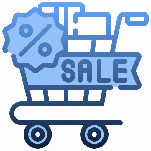 Shopping, cart, sale, discount icon - Download on Iconfinder