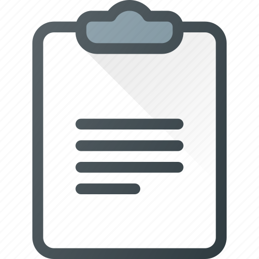 Board, clip, clipboard, document, note, office icon - Download on Iconfinder