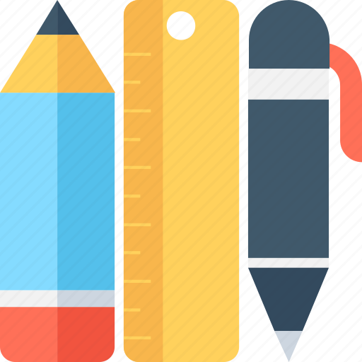 Drafting, drawing tools, geometry, pen, ruler icon - Download on Iconfinder