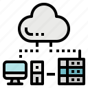 cloud, data, internet, network, storage