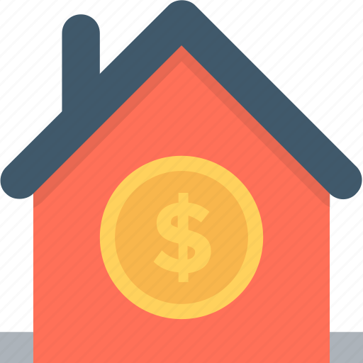 Building, dollar, mortgage, property value, real estate icon - Download on Iconfinder