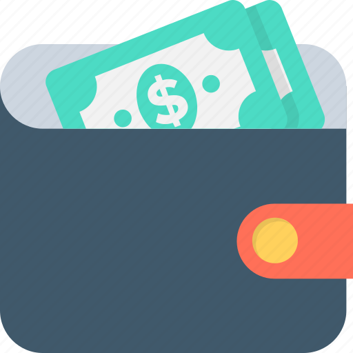 Billfold wallet, cash wallet, money wallet, purse, wallet icon - Download on Iconfinder