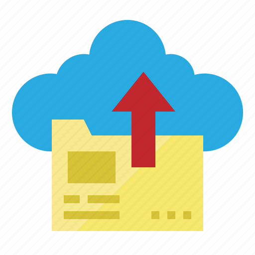 Cloud, document, file, folder, upload icon - Download on Iconfinder