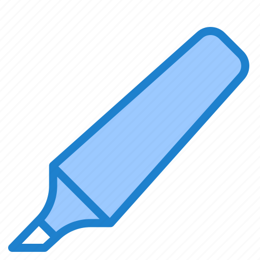 Design, highlight, marker, pen, stationery icon - Download on Iconfinder