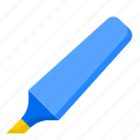 design, highlight, marker, pen, stationery
