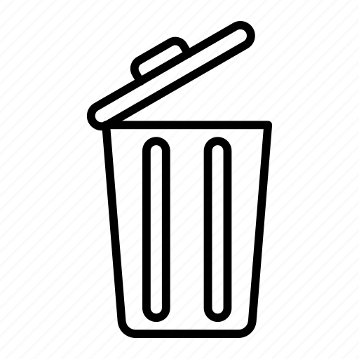 Trash, dustbin, bin, trashcan, trashbin icon - Download on Iconfinder