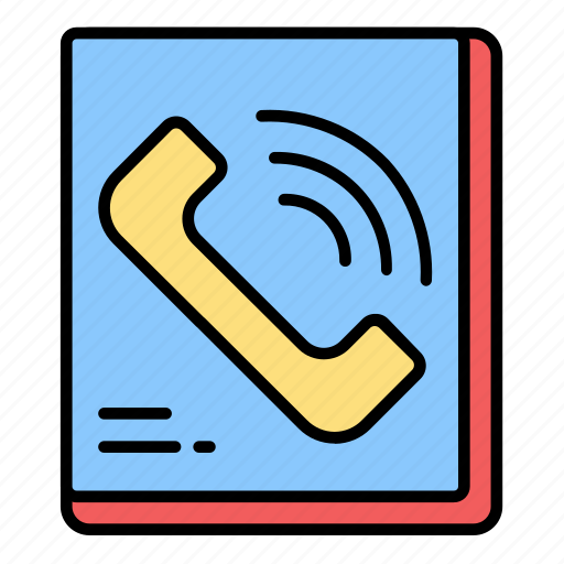 Telephone-book, book, school, bookphone icon - Download on Iconfinder