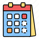 calendar, time, month, date, appointment, event, plan, schedule icon