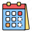 calendar, time, month, date, appointment, event, plan, schedule icon 
