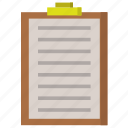 clipboard, paper, document, folder, sheet