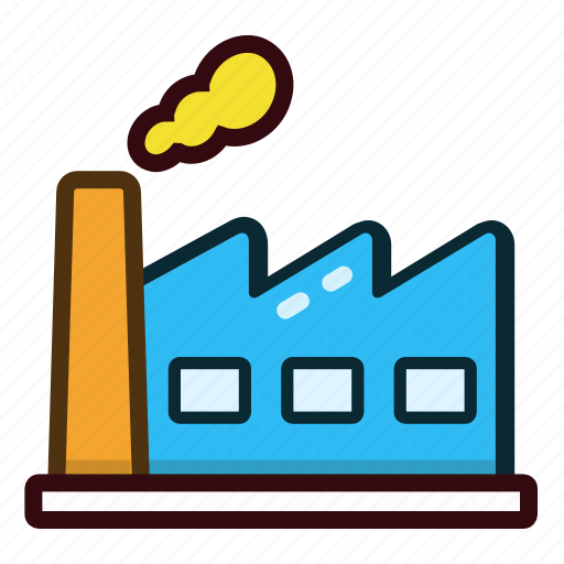 Factory, building, construction, industrial, industry icon - Download on Iconfinder