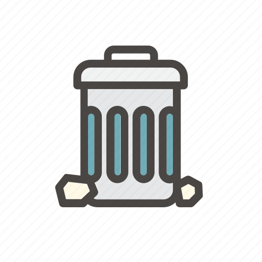 Bin, delete, dustbin, empty, garbage, trash icon - Download on Iconfinder