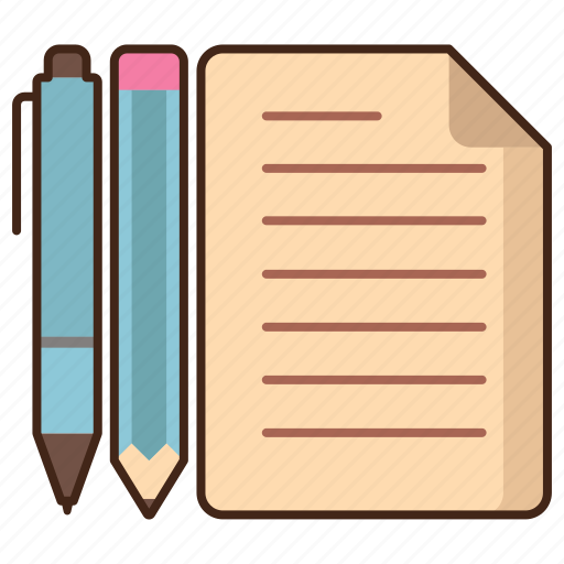 Writing, tools, pen, paper icon - Download on Iconfinder