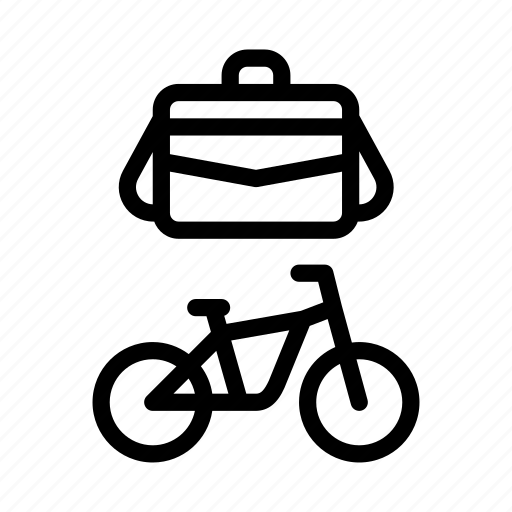 Bicycle, business, case, office, table, transportation, water icon - Download on Iconfinder