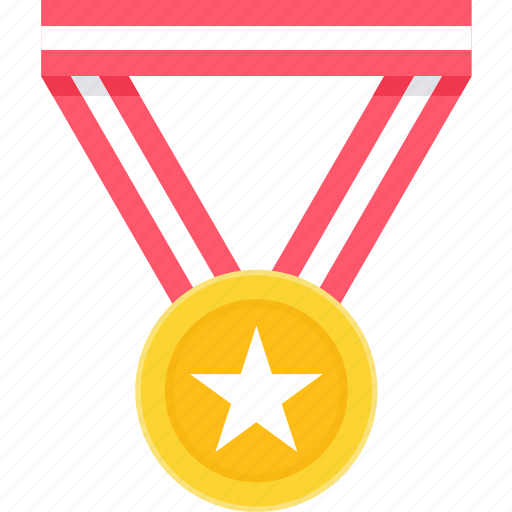 Badge, medal, achievement, award, reward, star, winner icon - Download on Iconfinder