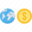 earnings, global, revenue, dollar, money, world