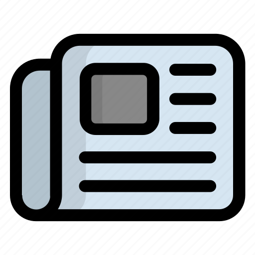 Business, news, newspaper, work, workplace, office, workspace icon - Download on Iconfinder