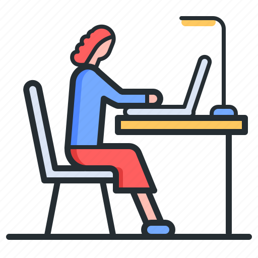 Workplace, office, desktop, freelancer icon - Download on Iconfinder