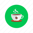 coffee, cup, design, steam, warm