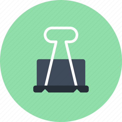 Binder, clip, equipment, file, holder, office, paperclip icon - Download on Iconfinder