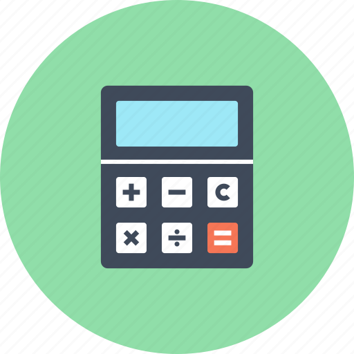 Accounting, calculate, calculator, finance, math, mathematics, school icon - Download on Iconfinder