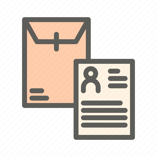 Business, cv, envelope, office, paper, resume, work icon - Download on Iconfinder