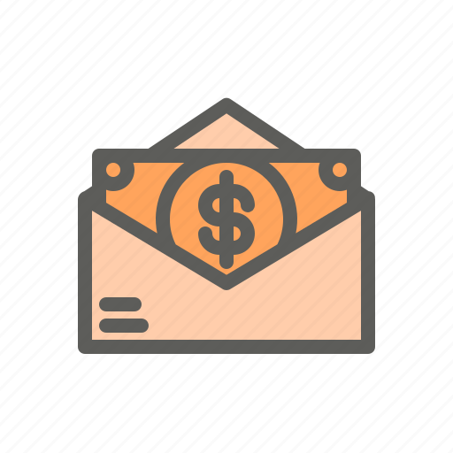 Business, dollar, envelope, money, office, payday, work icon - Download on Iconfinder