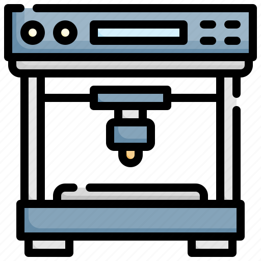 Printer, object, cartridges, gadget, perspective icon - Download on Iconfinder