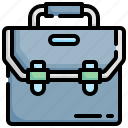 briefacase, bag, suitcase, work, business, management, finance, chart