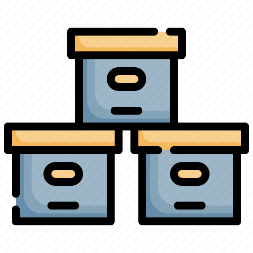 Storage, box, file, archive, files, folders icon - Download on Iconfinder