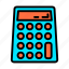 business, calculator, material, office, stationery 