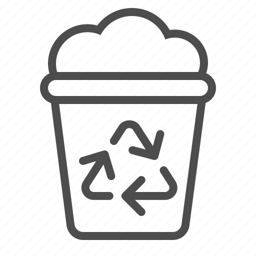 Garbage, recycle bin, recycling, trash can icon - Download on Iconfinder