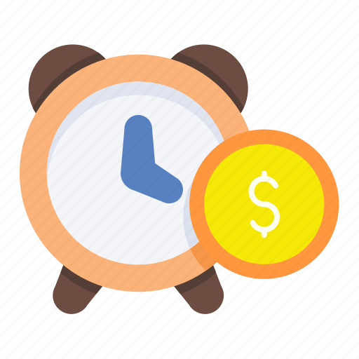 Time, coins, wall, clock, money, business icon - Download on Iconfinder