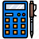 calculator, budget, education, dollars, technology