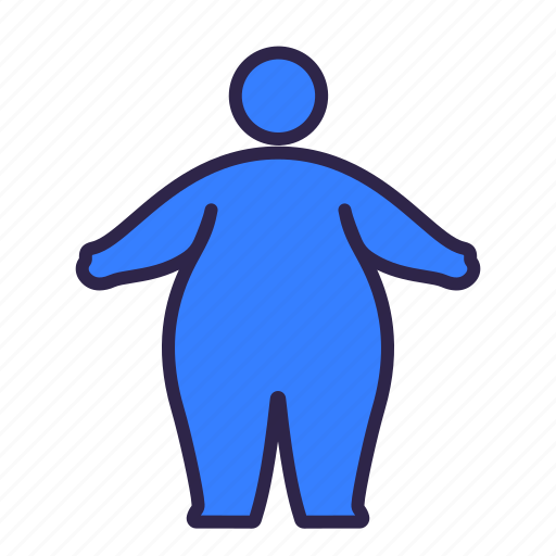 Overweight, unhealthy, eating, disorder, sick, stress, body icon - Download on Iconfinder