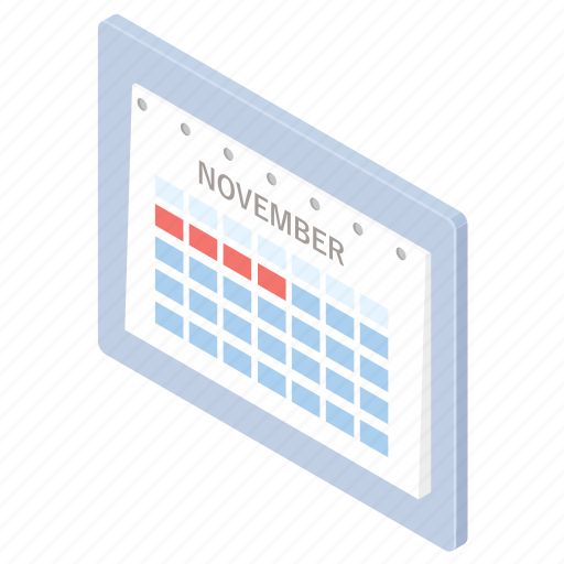 Calendar, month, november, schedule icon - Download on Iconfinder