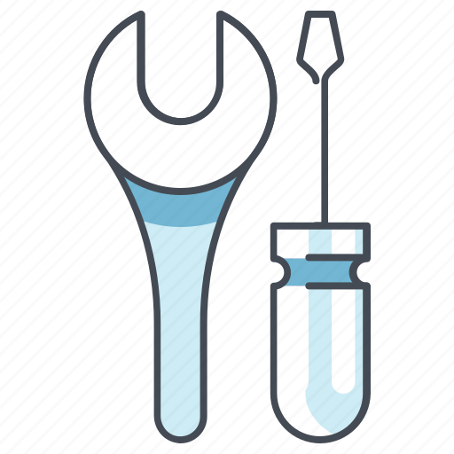 Department, work, fitting, office, repair, screw driver, wrench icon - Download on Iconfinder