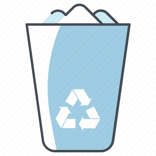 Office chancery, work, paper, recycle, recycle bin, trash, waste icon - Download on Iconfinder
