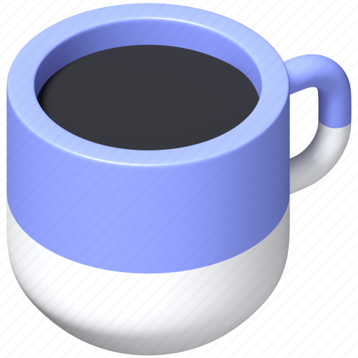 Mug, coffee, break, office 3D illustration - Download on Iconfinder
