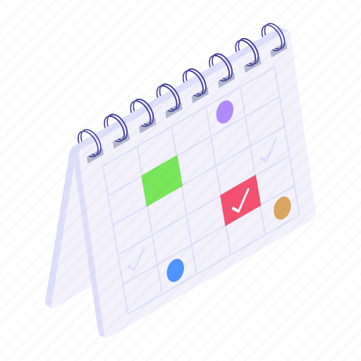 Calendar, datebook, daybook, yearbook, event planner icon - Download on Iconfinder