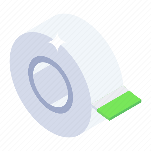 Duct tape, tape dispenser, glue tape, masking tape, adhesive tape icon - Download on Iconfinder