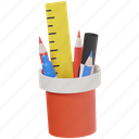 stationery, pen holder, pencil case, pencil holder, stationery holder, sketching tool, pencil stand, pencil rack, pencil 