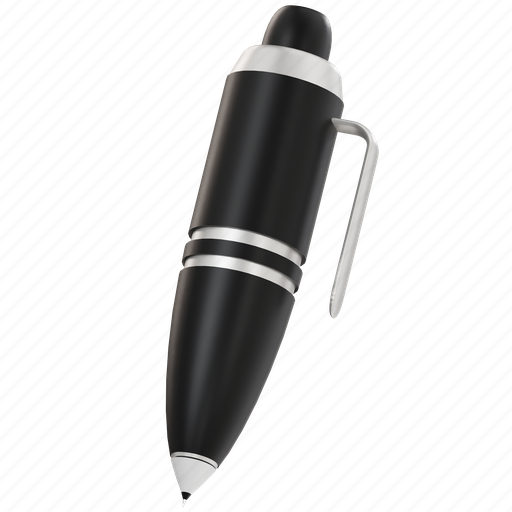 Pen, pencil, write, tool, edit, writing, document 3D illustration - Download on Iconfinder