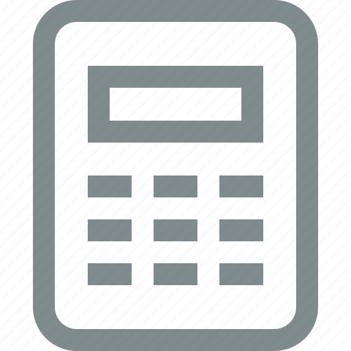 Calculate, calculator, math, accounting, calc, mathematics icon - Download on Iconfinder